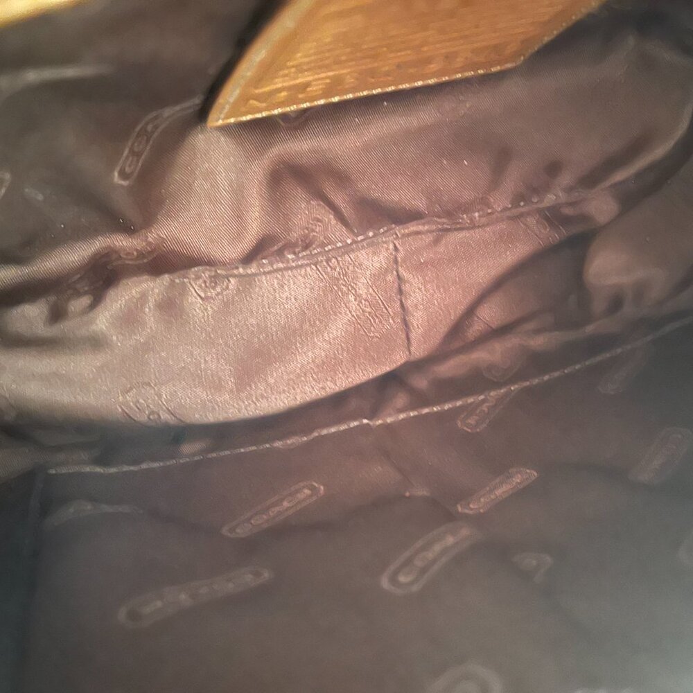 VINTAGE COACH~ Tan/Brown 9342 Legacy West Small Zoe Hobo Bag - Picture 10 of 10